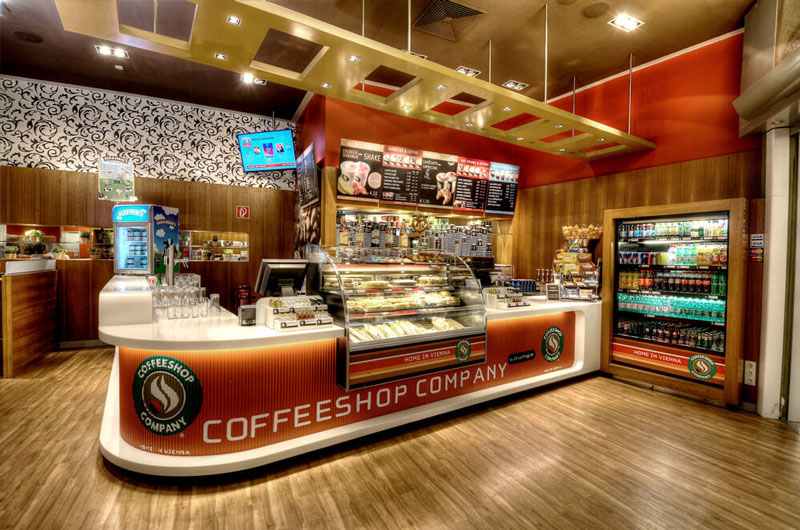 Salzburg Airport Coffeeshop