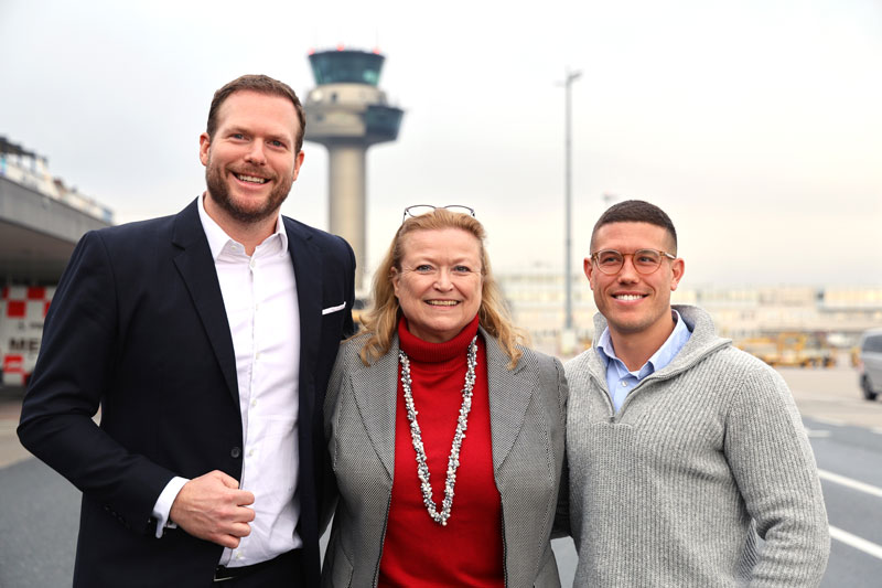 Andreas Gruber, Bettina Ganghofer und Marcel Pouchain Meyer